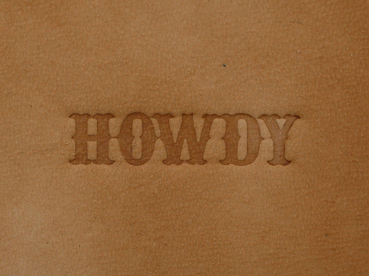 Howdy Plate Stamp