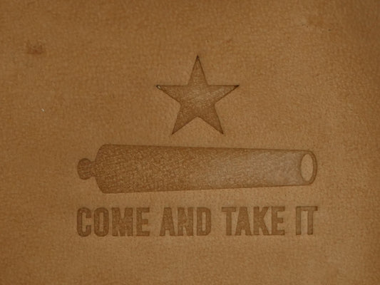 Come And Take It Plate Stamp