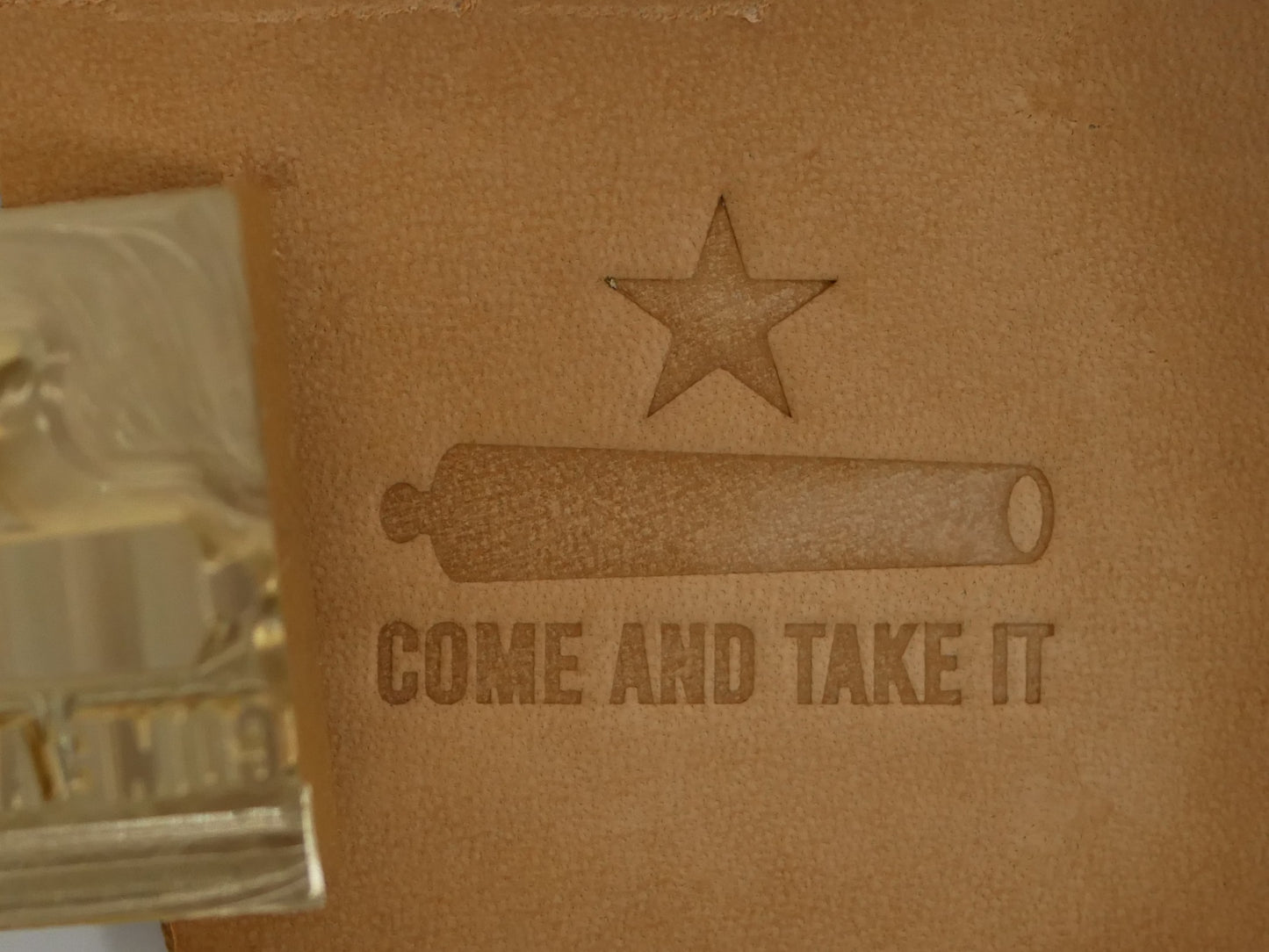 Come And Take It Plate Stamp