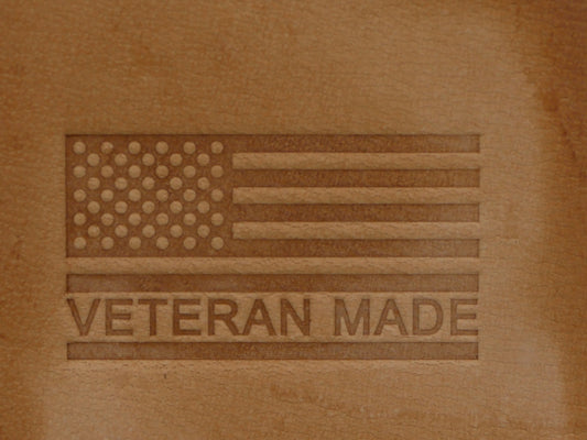 Veteran Made Plate Stamp