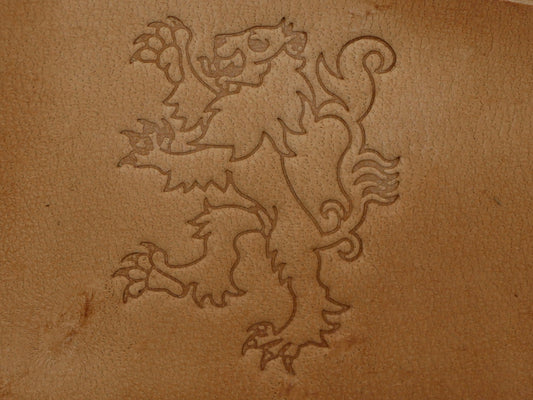 Rampant Lion Plate Stamp