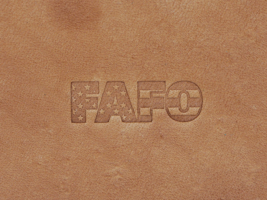 FAFO Plate Stamp