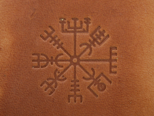 Vegvisir Viking Compass Plate Stamp
