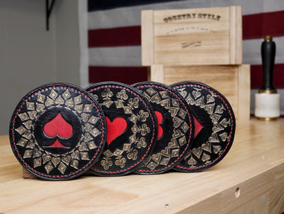 Poker Coasters Pattern