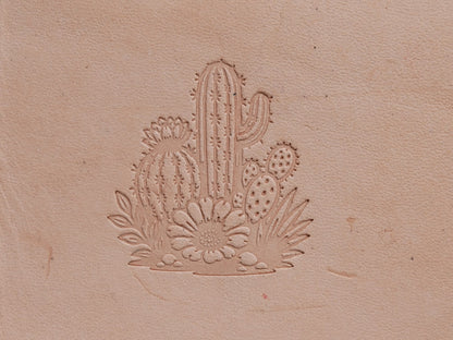 Cactus Flowers Plate Stamp