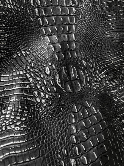Embossed Crocodile Leather Collection