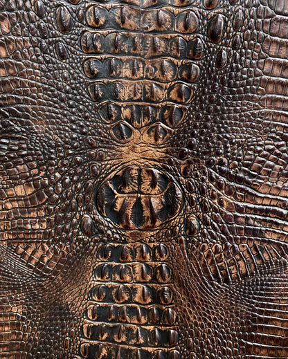 Embossed Crocodile Leather Collection