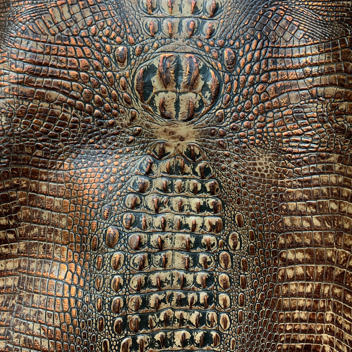 Embossed Crocodile Leather Collection