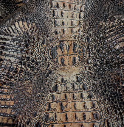 Embossed Crocodile Leather Collection