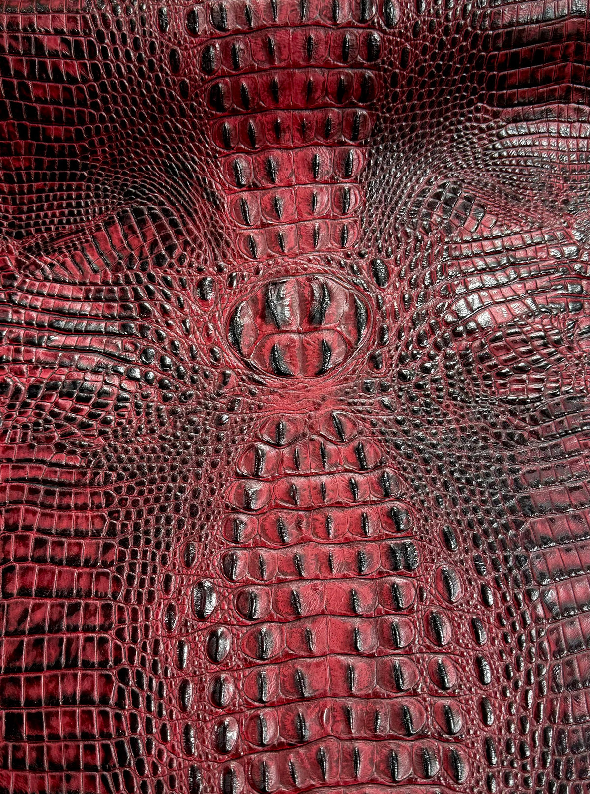 Embossed Crocodile Leather Collection