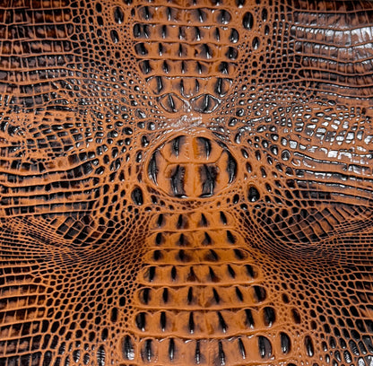 Embossed Crocodile Leather Collection