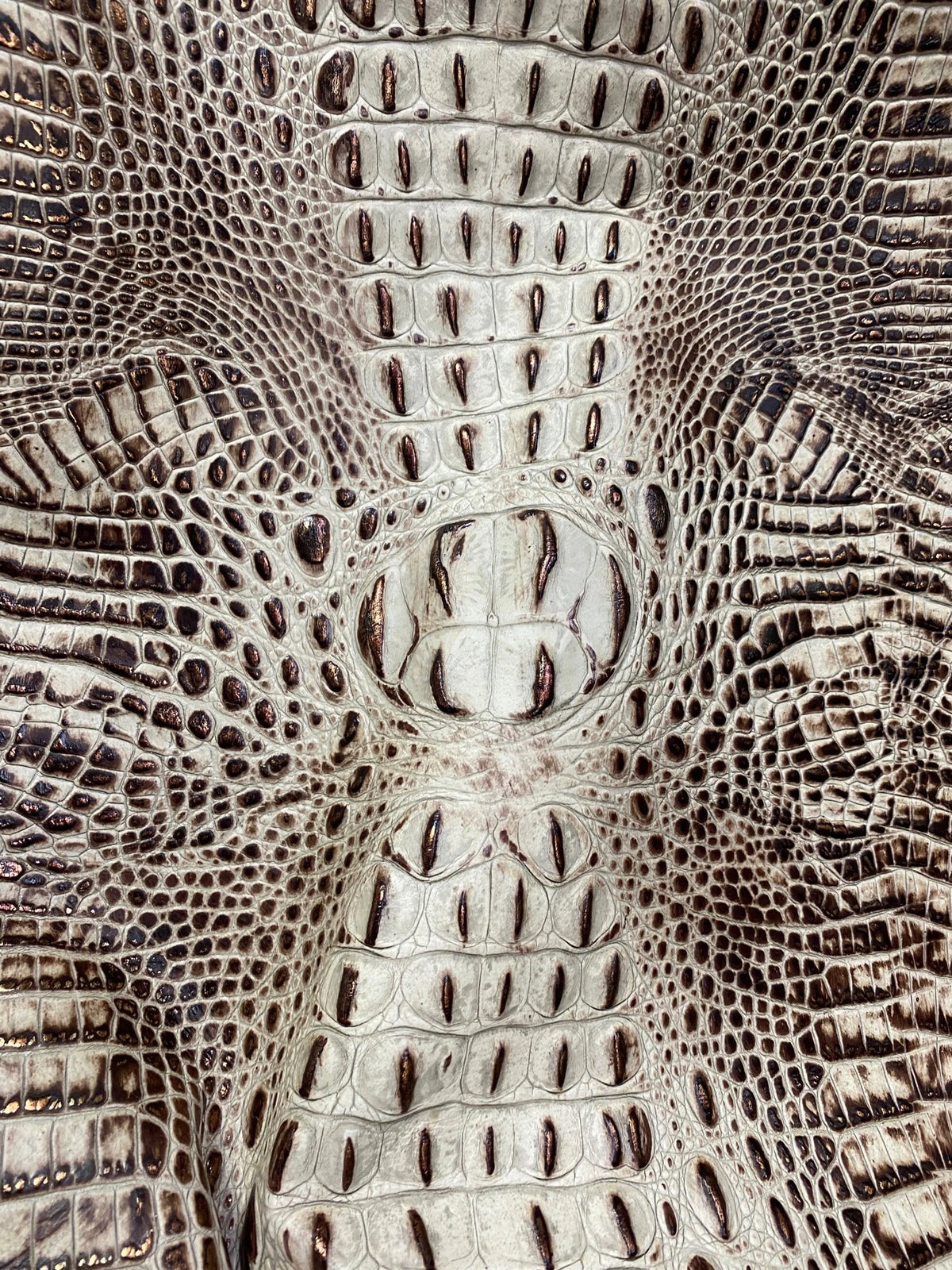 Embossed Crocodile Leather Collection