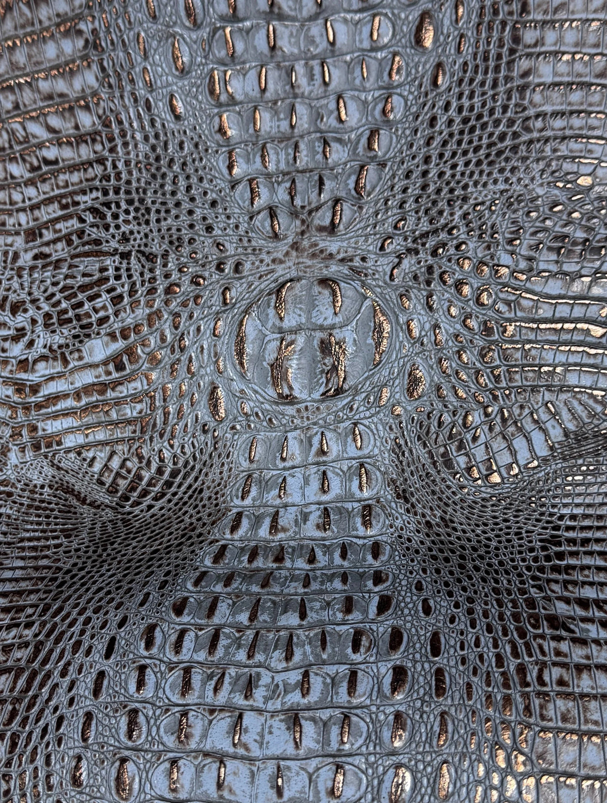 Embossed Crocodile Leather Collection