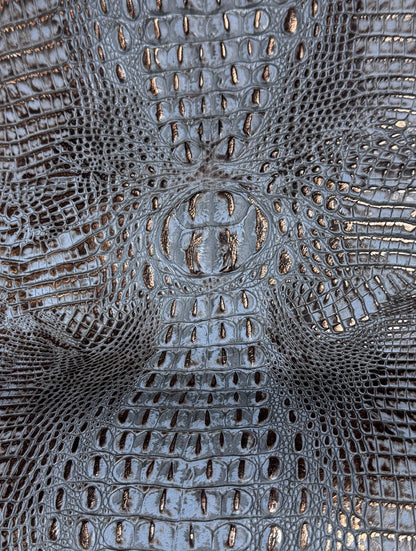 Embossed Crocodile Leather Collection