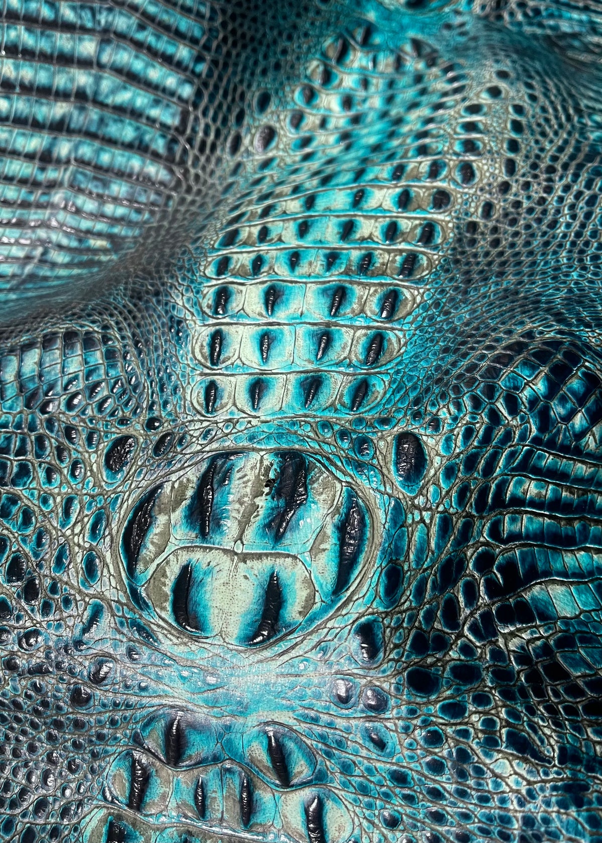 Embossed Crocodile Leather Collection