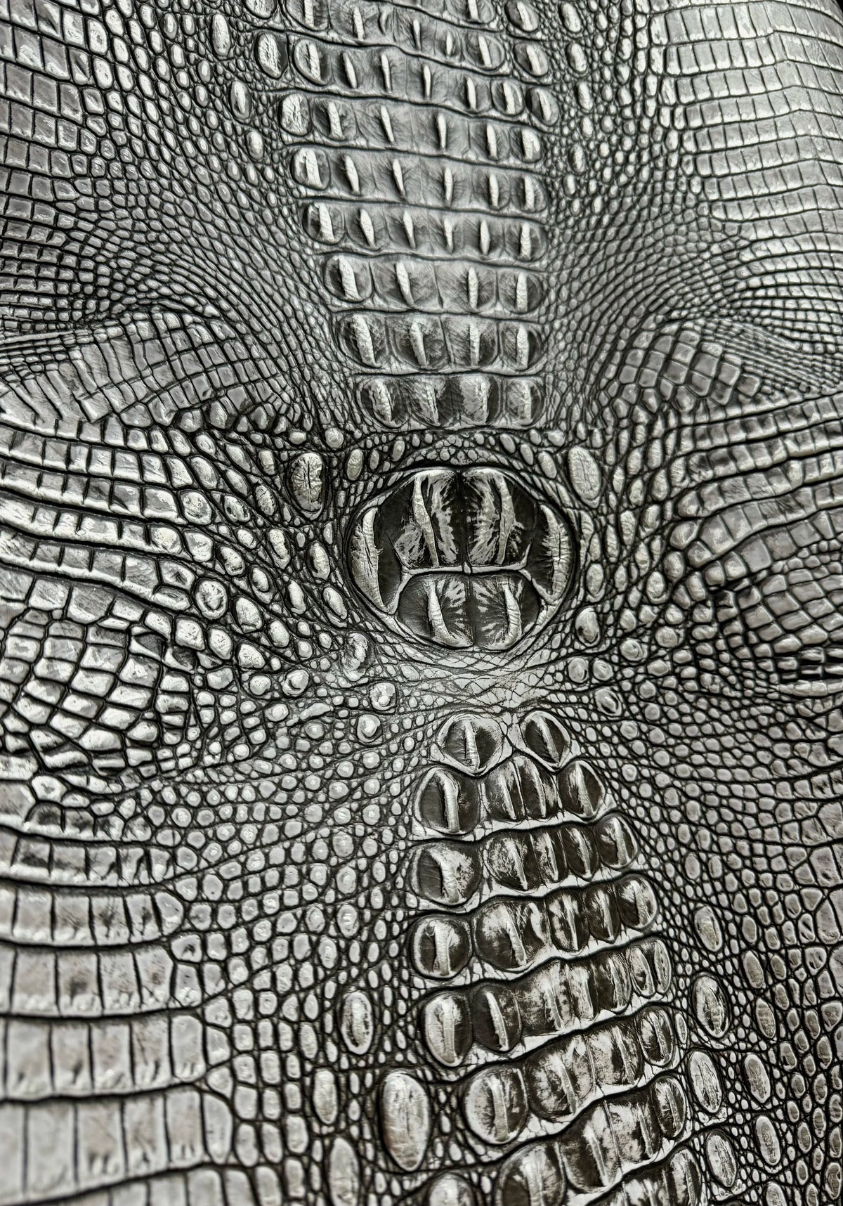 Embossed Crocodile Leather Collection