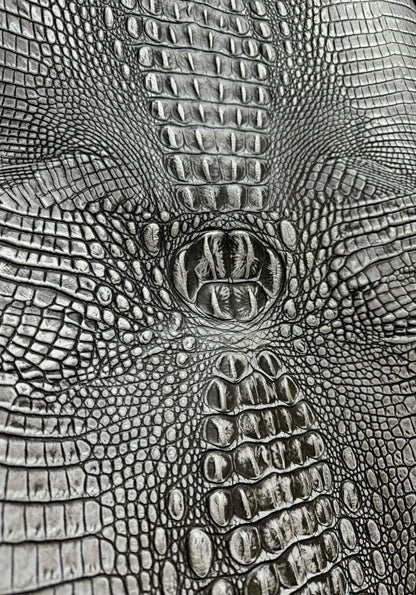 Embossed Crocodile Leather Collection