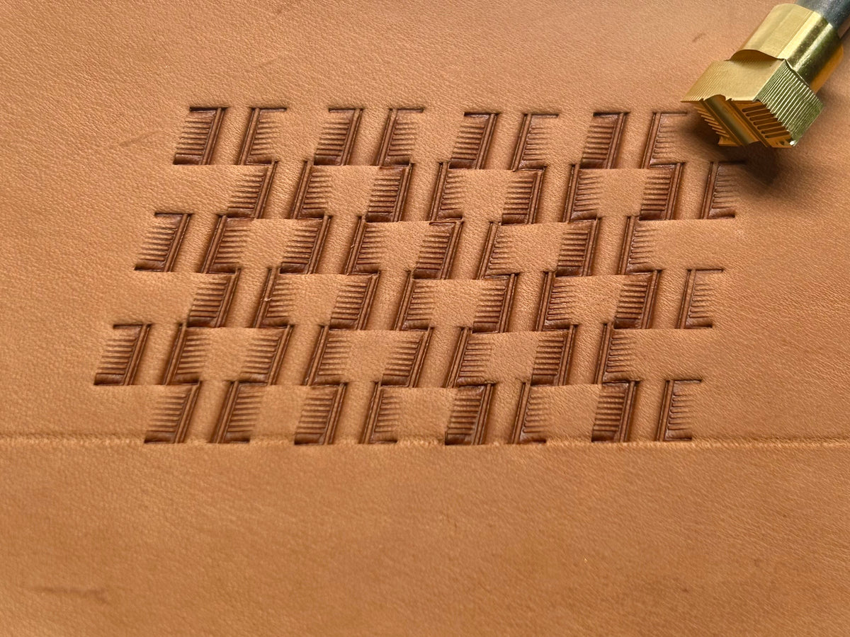 Angled Hollow Basket Weave B146