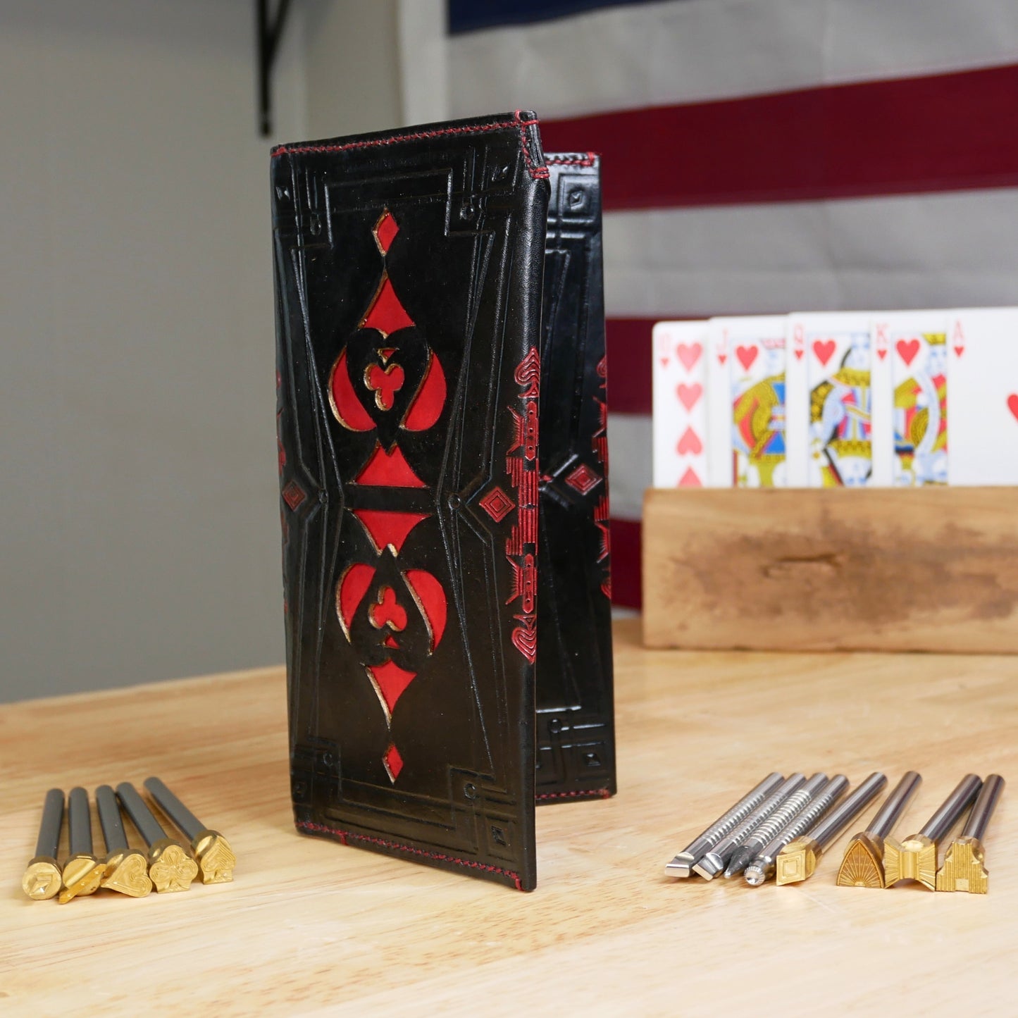 Poker Bifold Wallet Pattern