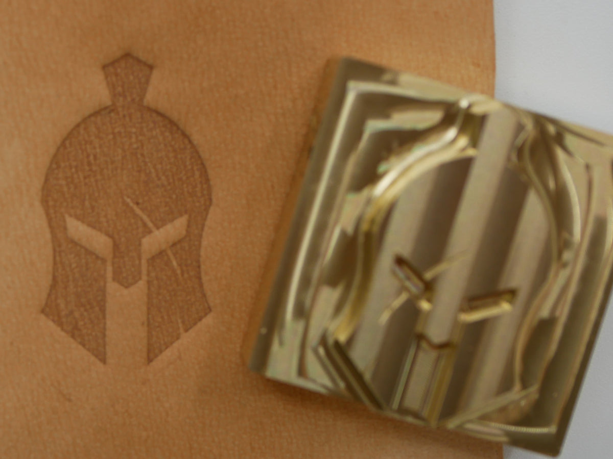 Spartan Helmet Plate Stamp