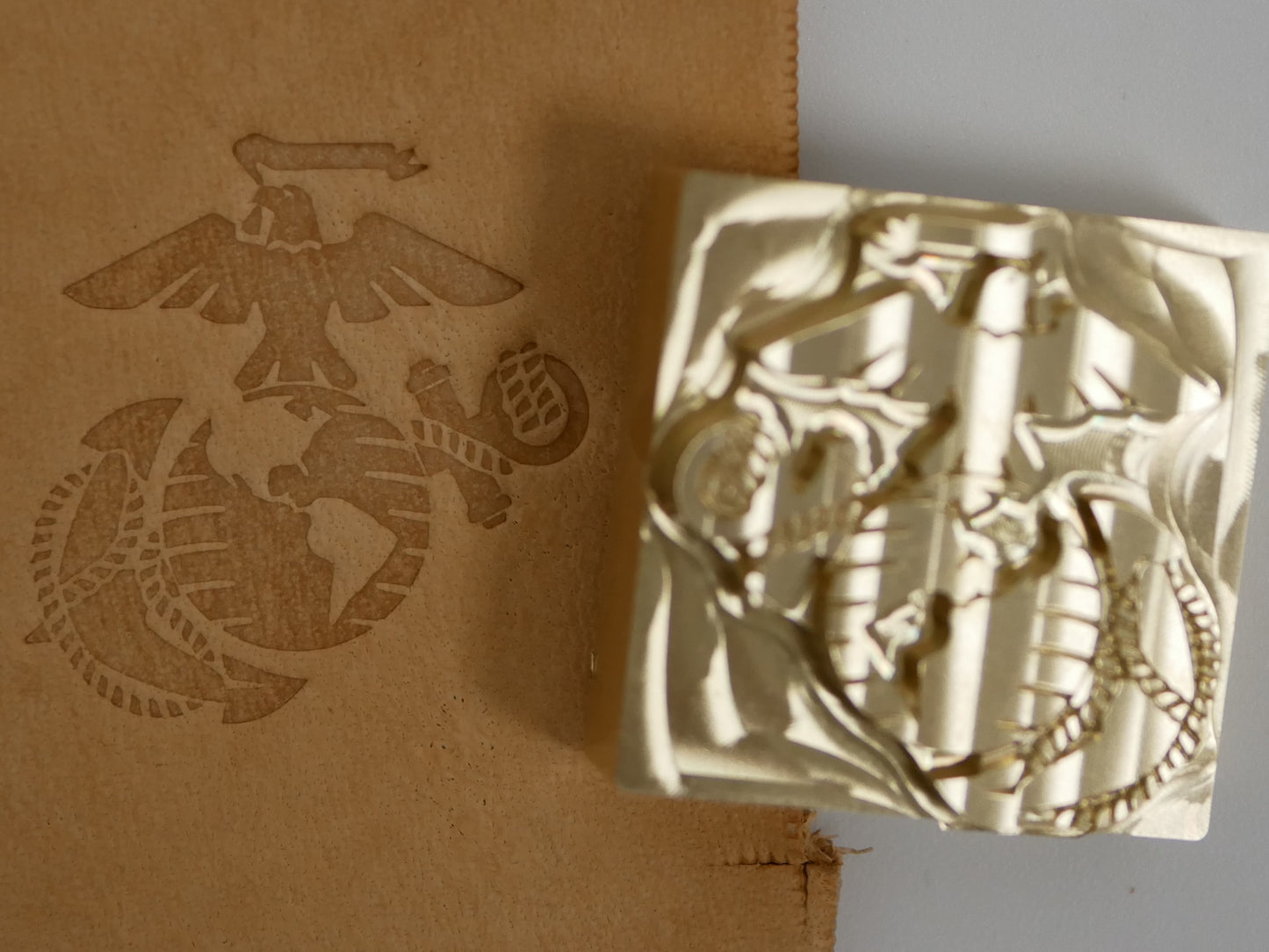 US Marine Corps EGA Plate Stamp
