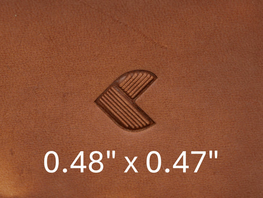 Lined V-Braid Border B274