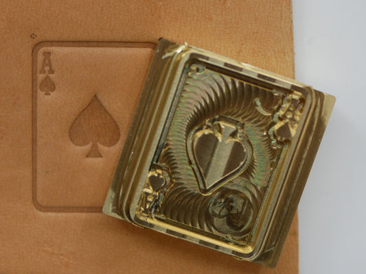 Ace of Spades Plate Stamp