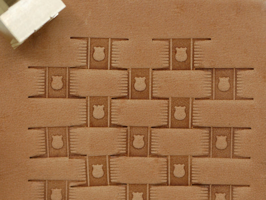 Police Badge Basket Weave B287