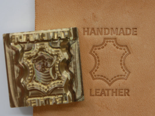 Handmade Leather Plate Stamp