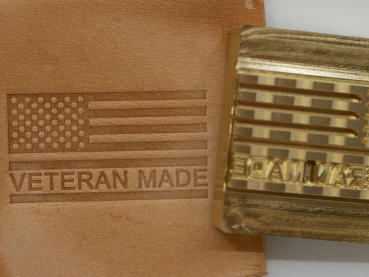 Veteran Made Plate Stamp