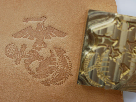 US Marine Corps Reversed EGA Plate Stamp