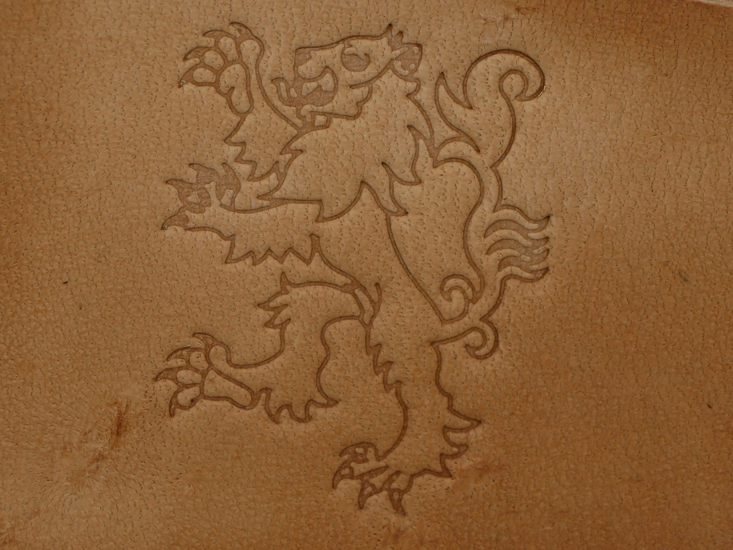 Rampant Lion Plate Stamp