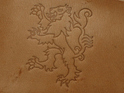 Rampant Lion Plate Stamp