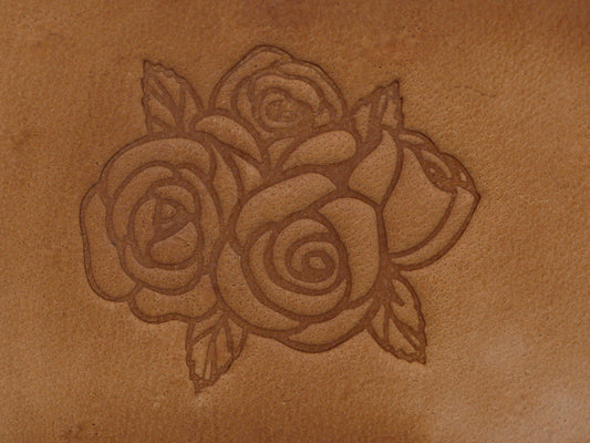 Rose Bunch Plate Stamp