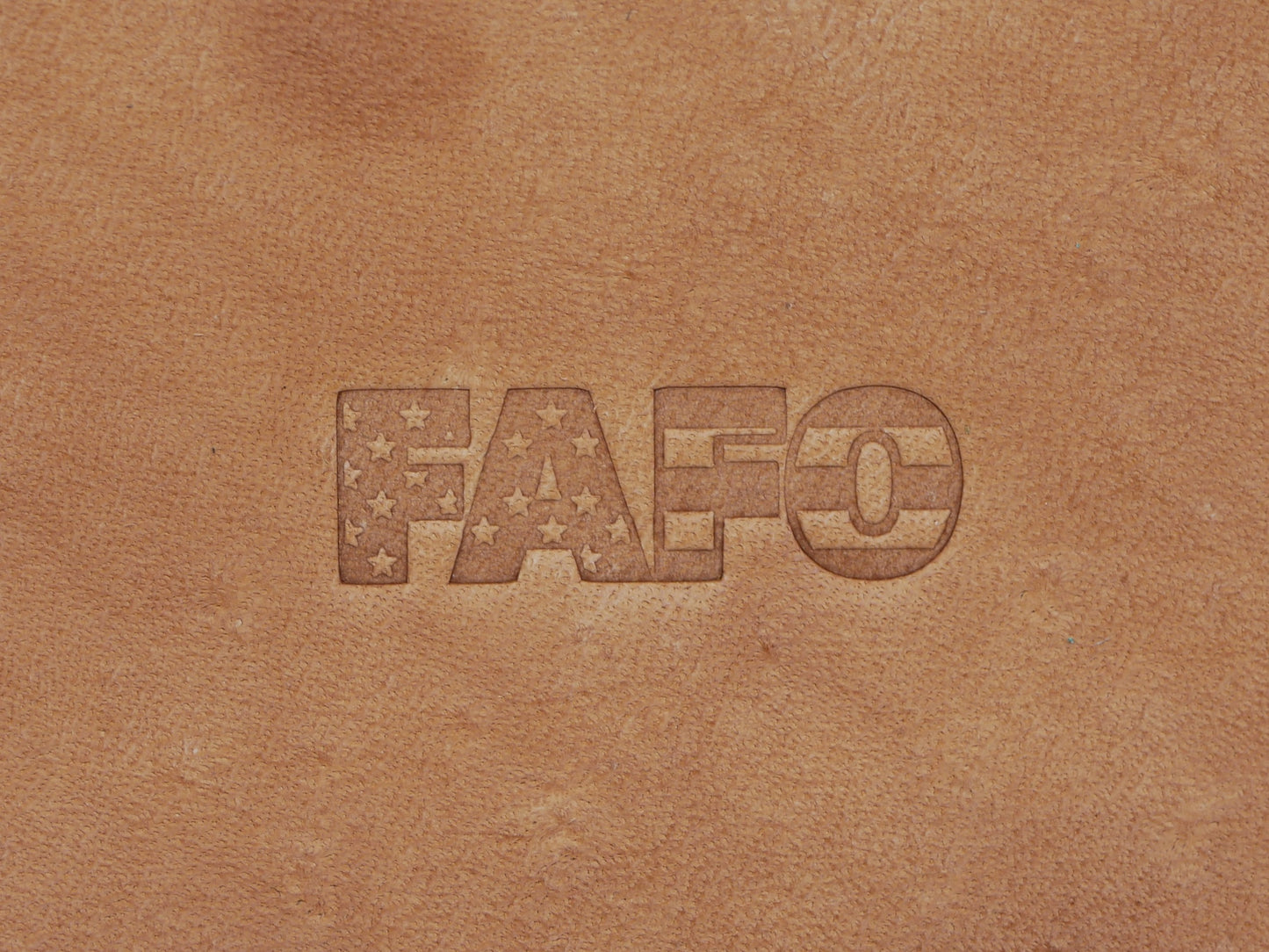 FAFO Plate Stamp