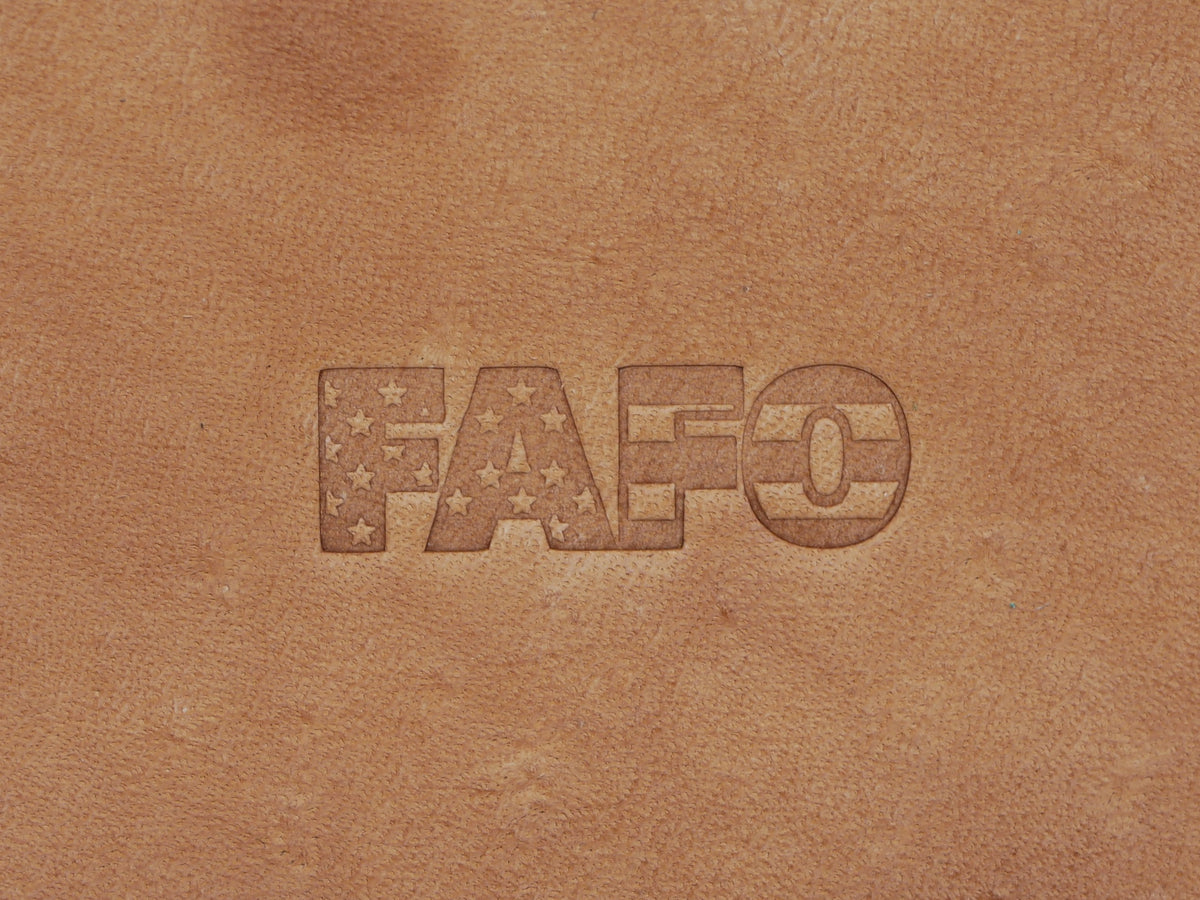 FAFO Plate Stamp