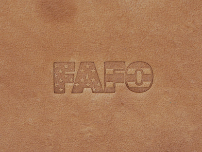 FAFO Plate Stamp