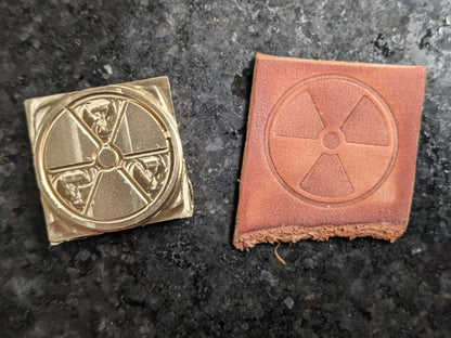 Radioactive Plate Stamp