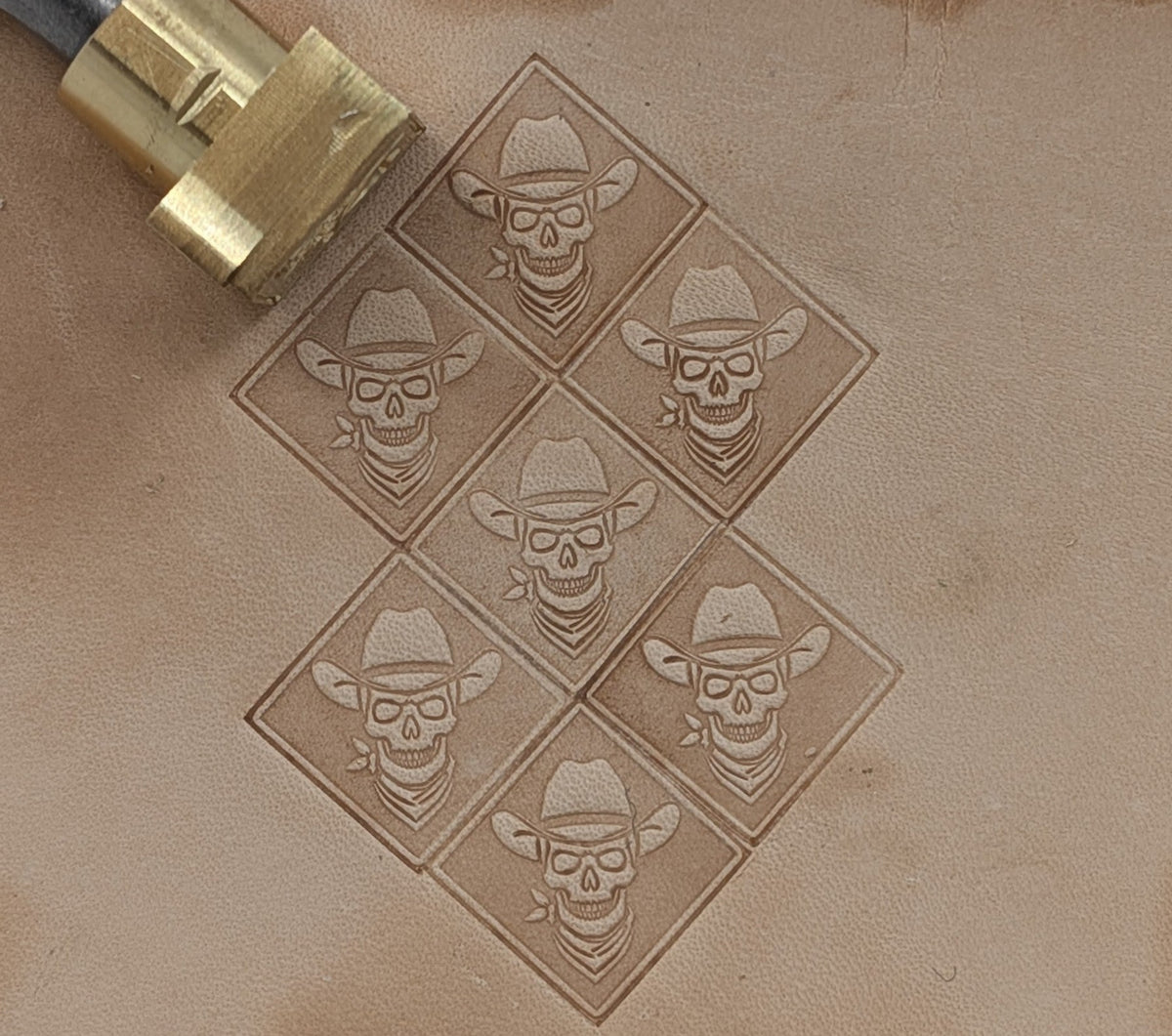 Geometric Cowboy Skull B360
