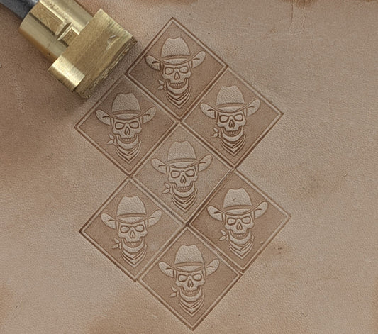 Geometric Cowboy Skull B360
