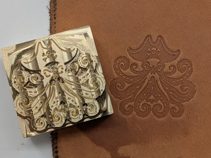 Davy Jones Octopus Pirate Plate Stamp