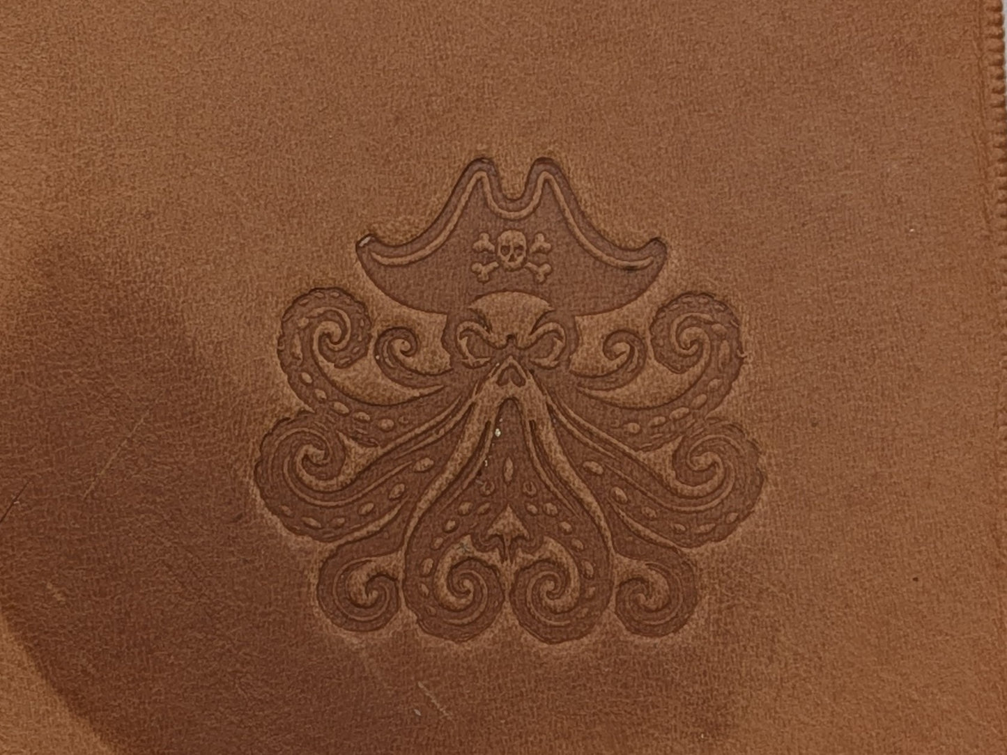 Davy Jones Octopus Pirate Plate Stamp