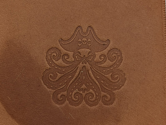 Davy Jones Octopus Pirate Plate Stamp