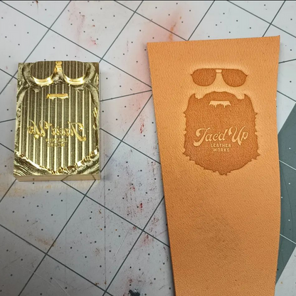 Custom Brass Plate Stamp
