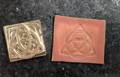 Triquetra Celtic Knot Plate Stamp