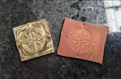 Compass Plate Stamp