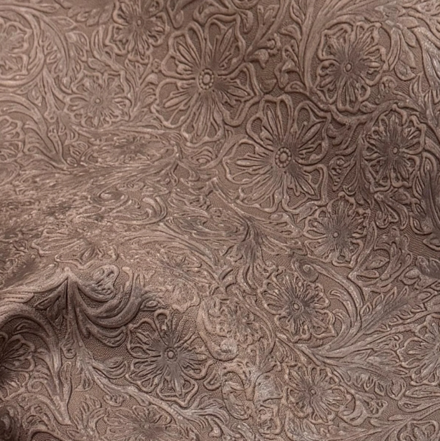 Vail Floral Embossed Leather Collection