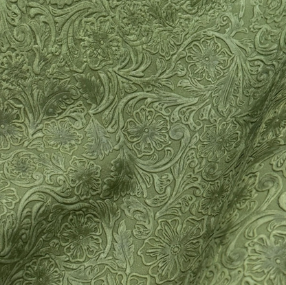 Vail Floral Embossed Leather Collection