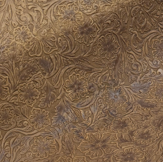 Vail Floral Embossed Leather Collection