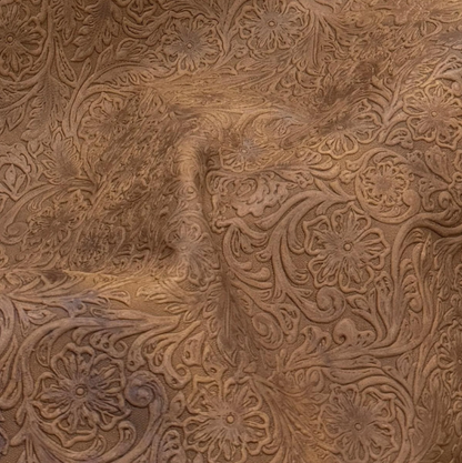 Vail Floral Embossed Leather Collection